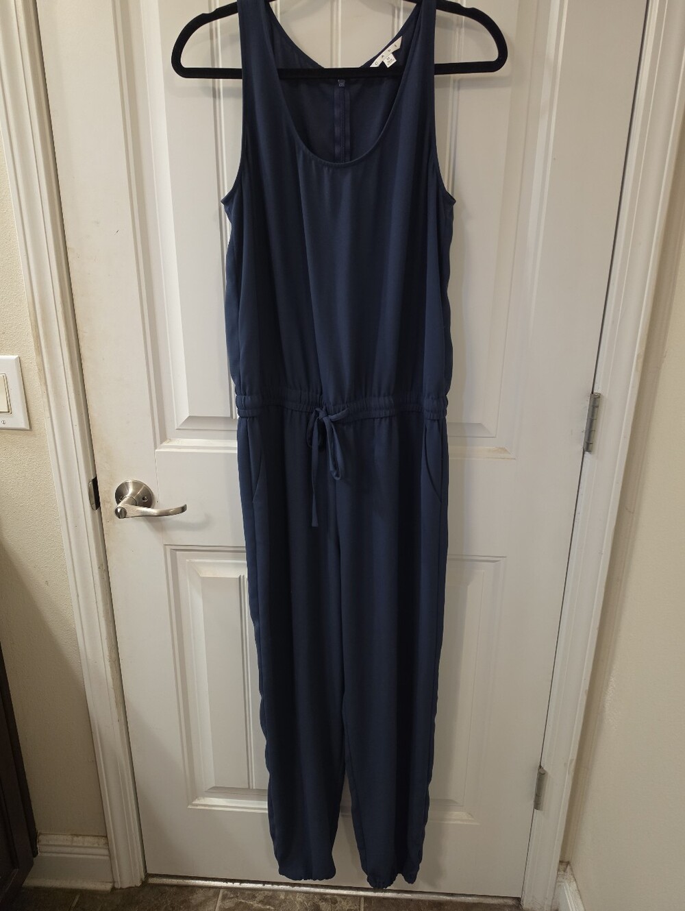 Cabi navy blue romper size medium